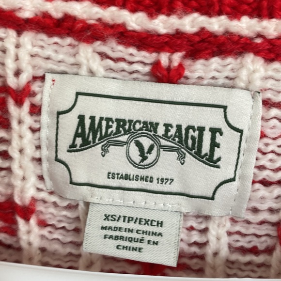 American Eagle Fair Isle Winter Sweater - Picture 4 of 5